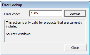 Trace32.exe Error Lookup feature