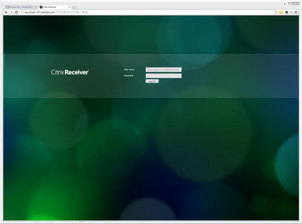 citrix receiver web