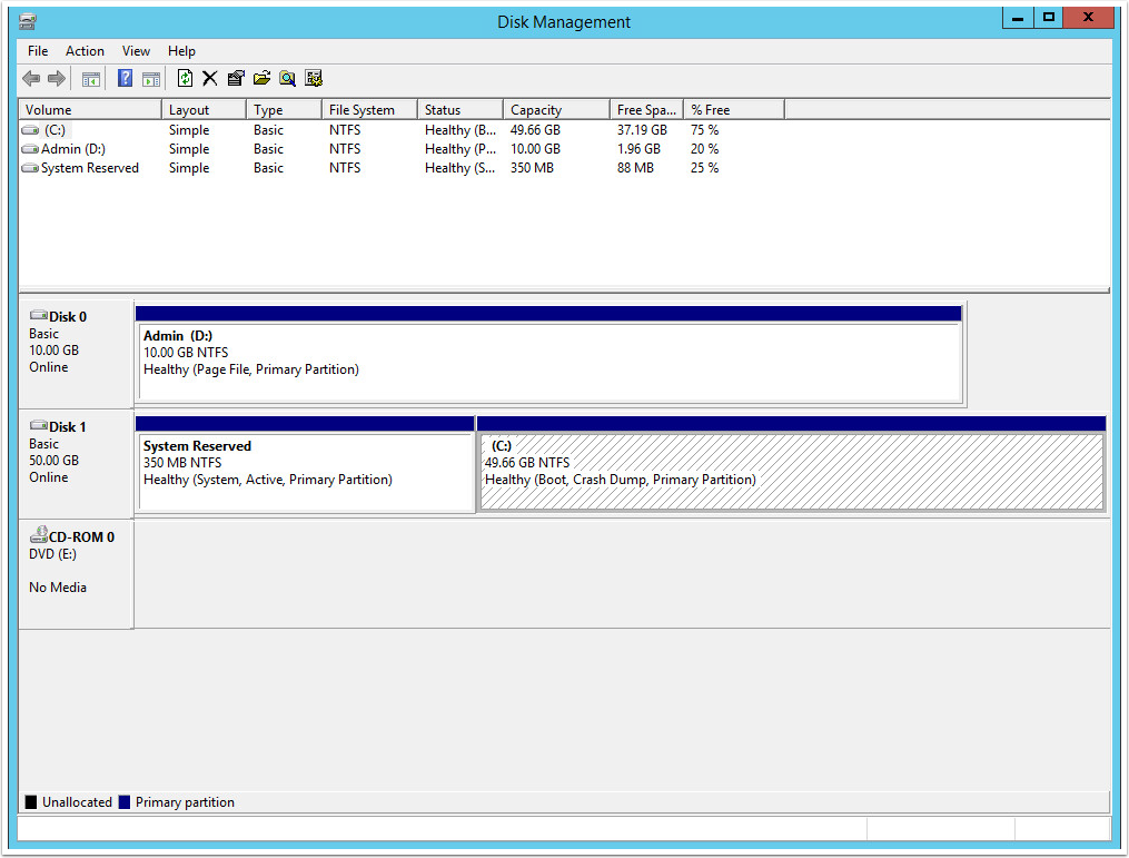 disk map windows 7