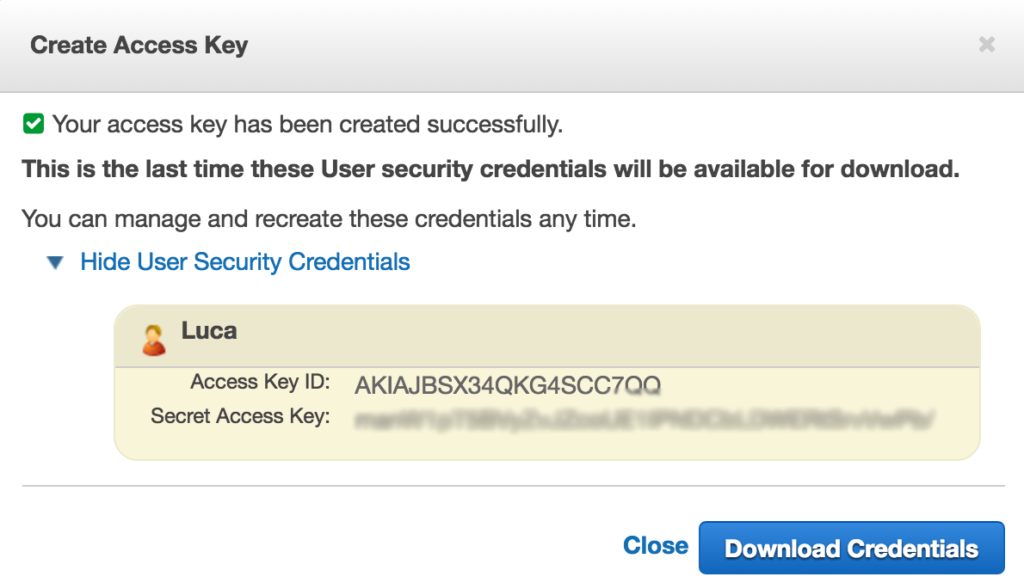 AWS SDK for PowerShell - AWS Access Keys